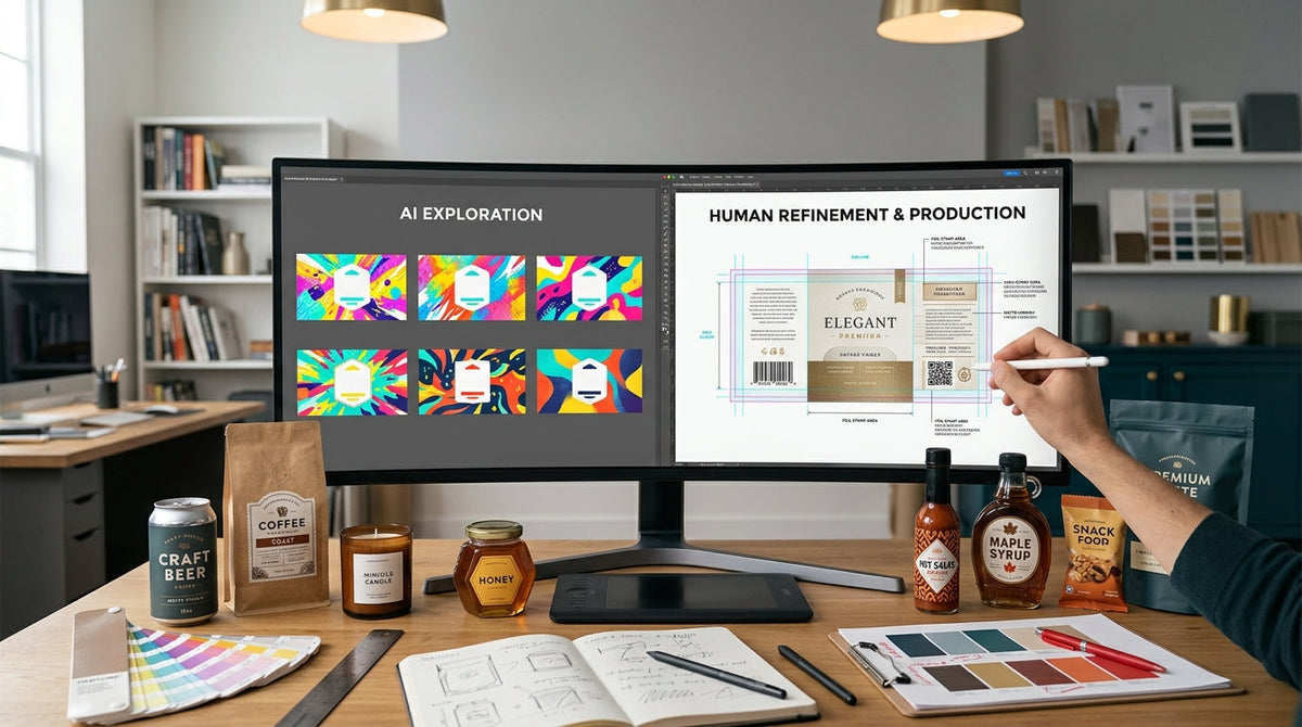 AI Label Generator vs. Professional Label Design: Which Is Better for Product Packaging in 2026?