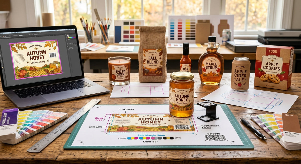How Bleed, Trim, and Margins Affect Label Quality