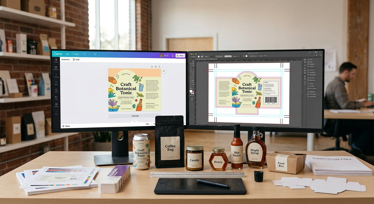 How to Make a Canva Label Print-Ready for Professional Printing